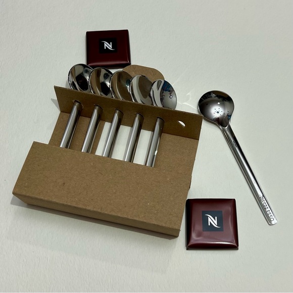 Nespresso mini coffee spoons set of 6 - Picture 1 of 4